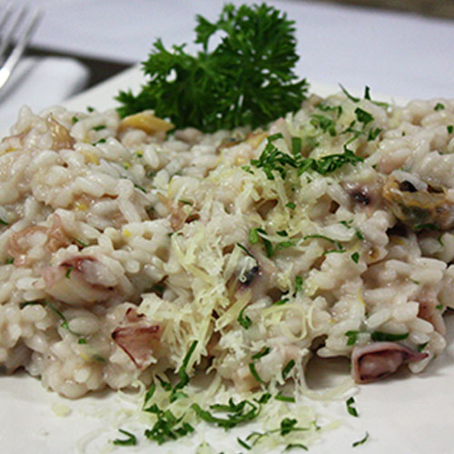 seafood mix rice