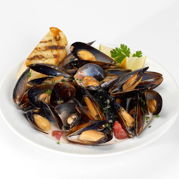 Chilean Mussels on plate