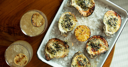 garlic and parmesan oyster