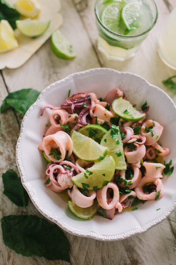 Imported Loligo Calamari – Fully Cleaned