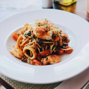 Calamari rings and tentacles