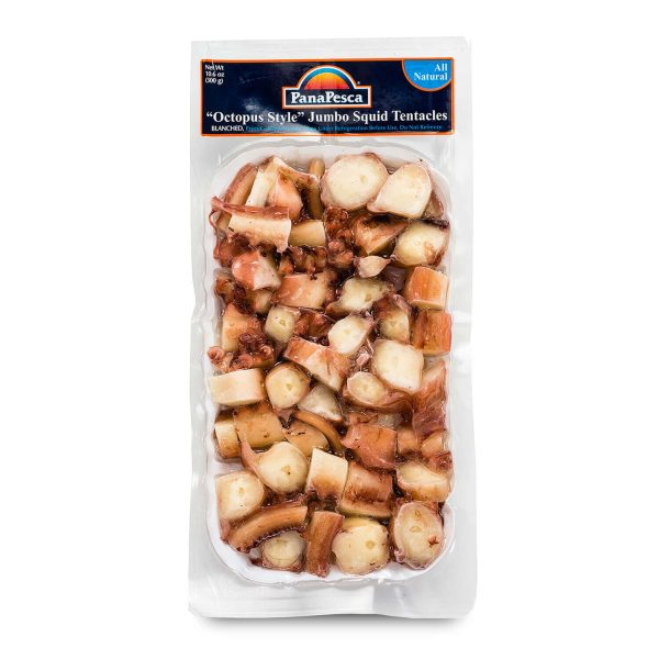 “Octopus Style” Jumbo Squid Tentacles