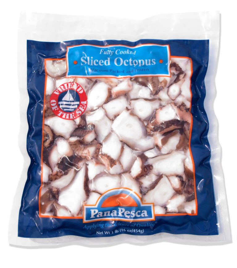 Sliced Octopus Tentacles