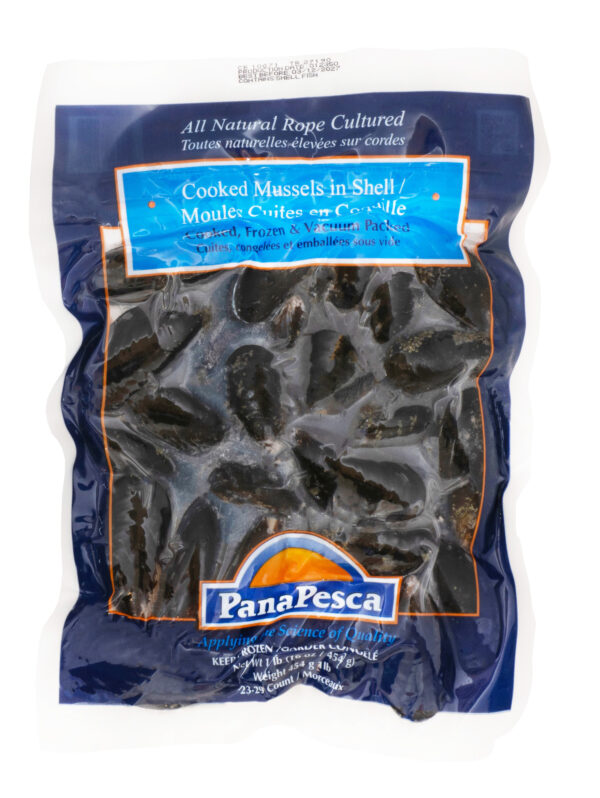 Cooked Mussels in Shell